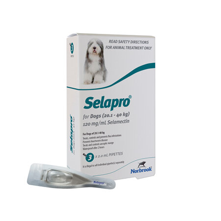 Selapro Spot On for Large Dogs 20.1-40kg