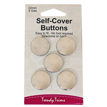 Self cover buttons - metal