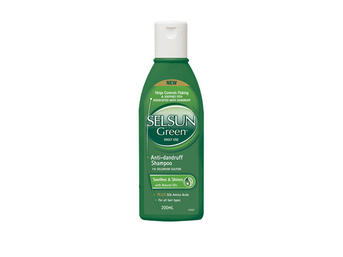 SELSUN Green Shampoo 200ml dandruff itchy scalp care