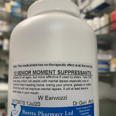 Senior Moment Suppressants