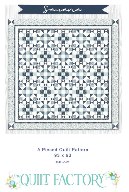 Serene Quilt Pattern by Deb Grogan of The Quilt Factory