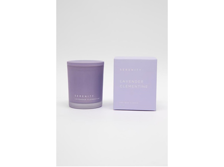 SERENITY LAVENDER CLEMENTINE CANDLE