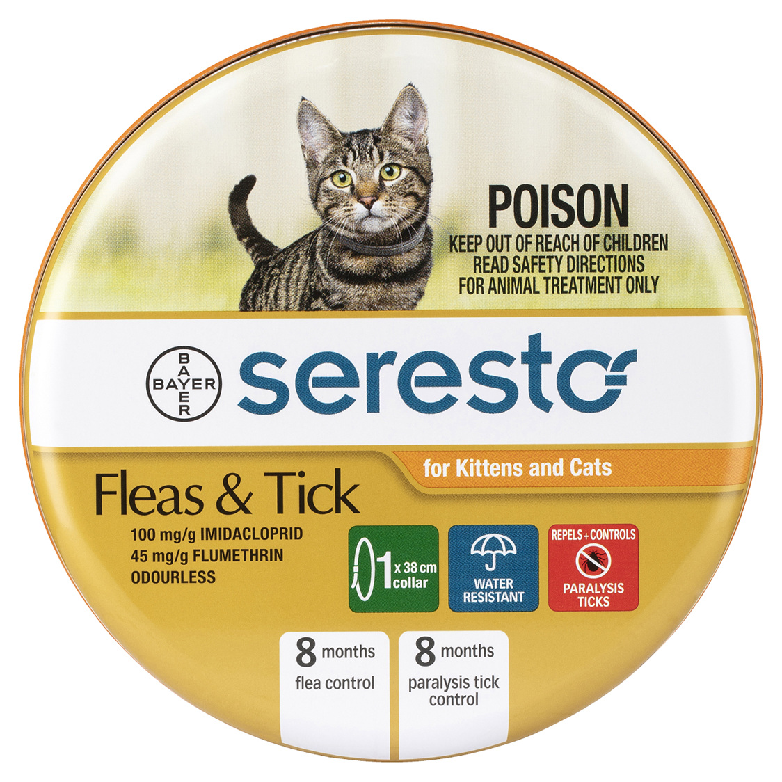 Seresto Flea Collar Cat or Kitten CatFlea & WormFlea Treatments