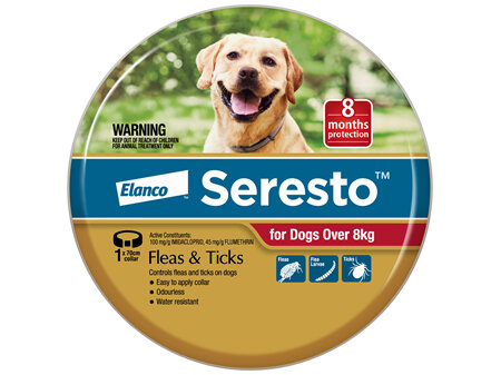 Seresto™ Flea & Tick Collar for Dogs Over 8kg