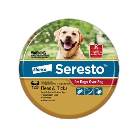 Seresto™ Flea & Tick Collar for Dogs Over 8kg