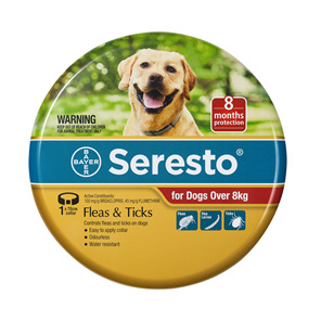 Seresto® Flea & Tick Collar for Dogs Over 8kg