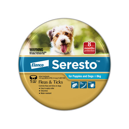 Seresto™ Flea & Tick Collar for Puppies or Dogs less than or equal to 8kg