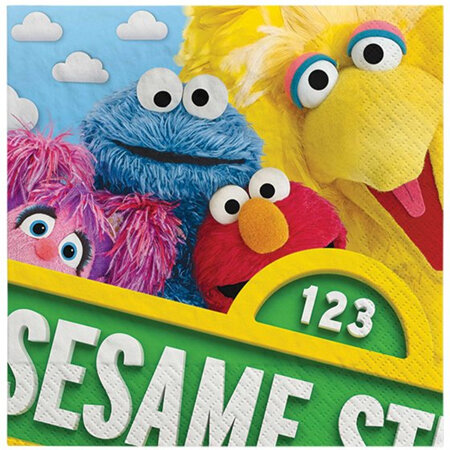 Sesame Street napkins x 16