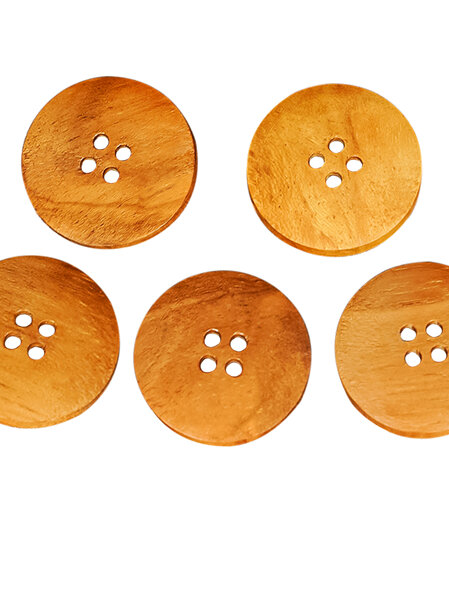 Set of 5 Wooden Buttons