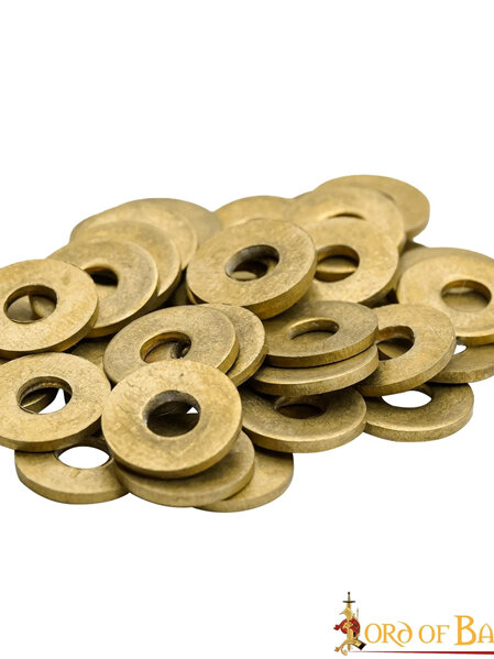 Set of 50 Loose Brass Washers