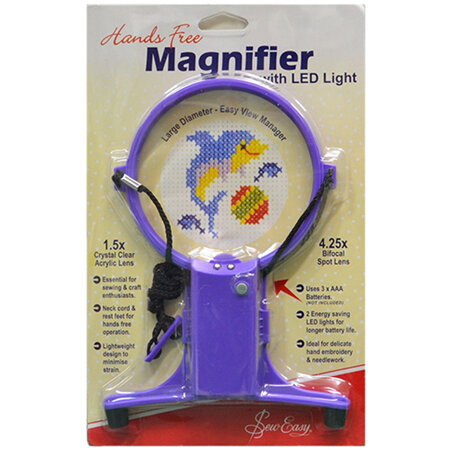 Sew Easy Magnifier - Hands Free with Light