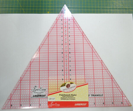 Sew Easy Patchwork Ruler 12"x13.87"