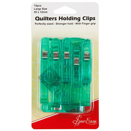 Sew Easy Quilters Holding Clips 15 Pack