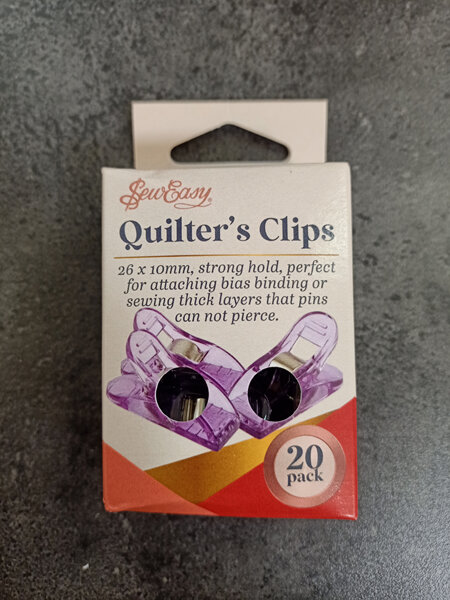 Sew Easy Quilters Holding Clips 20 pack