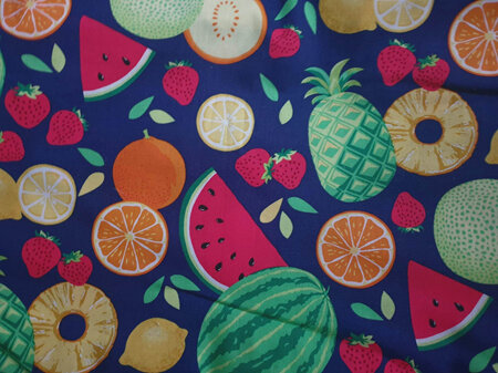 Sew Fruity - Fruit Toss Navy