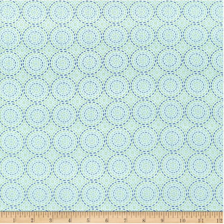 Sew Little Time Quilting Circles Light Teal 27615-447