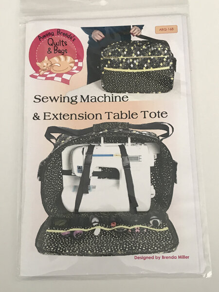 Sewing Machine & Extension Table Tote from Among Brenda's Quilts & Bags