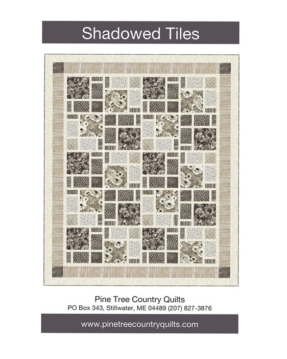 Shadowed Tiles from Pine Tree Country Quilts