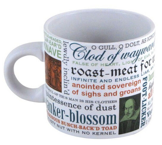Shakespeare mug insults  bard unemployed philosophers guild