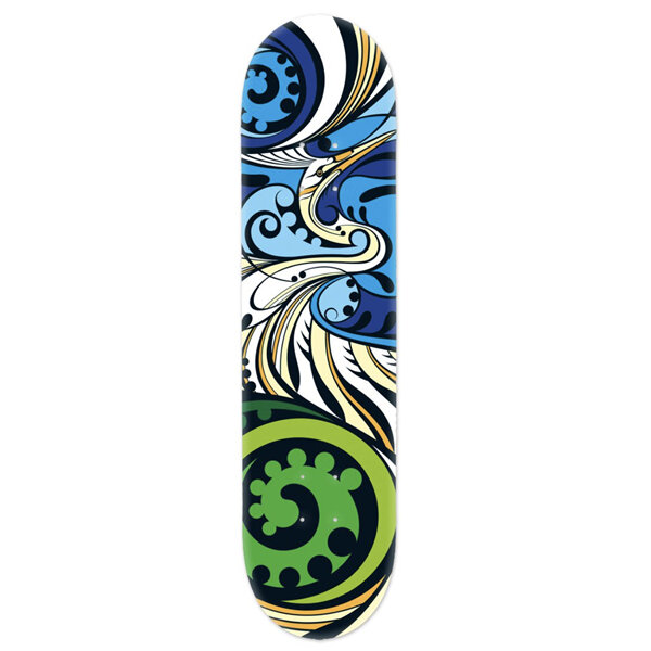 Shane Hansen Kotuku Skateboard Deck Art