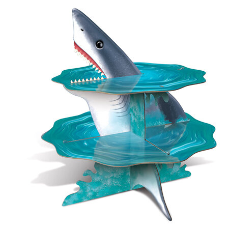 Shark cupcake stand - 36cm high!