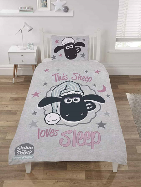 Shaun The Sheep Reversible Single Duvet Cover Set