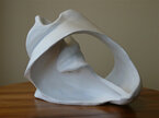 shell form sculpture by Annabelle B. Rodger - approx 10 X life-size