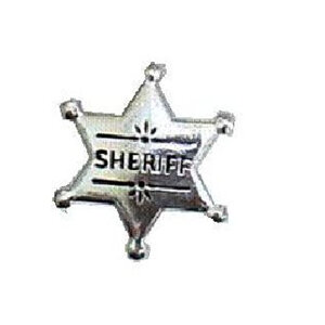 Sheriffs Badge - Small Silver