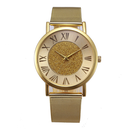 Shimmer Luxury Watch - Gold