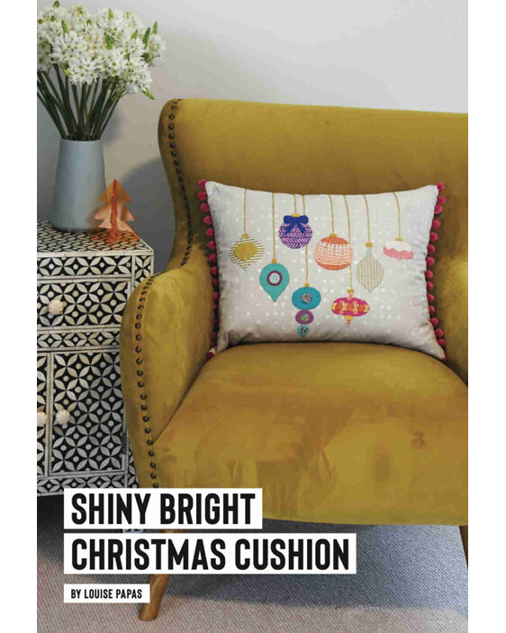 Shiny Bright Christmas Pattern from Louise Papas