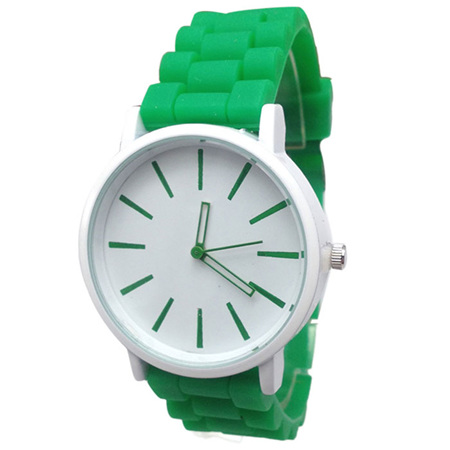 Silicone Adults Watch - Green