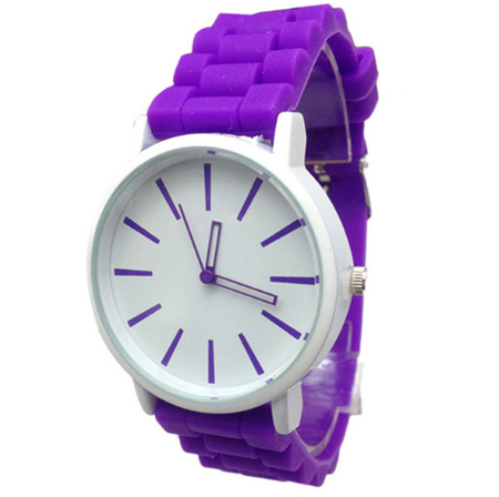 Silicone Adults Watch - Purple