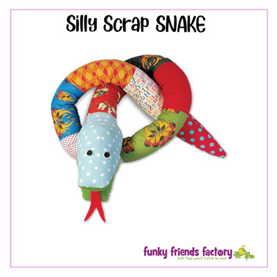 Silly Scrap Snake pattern