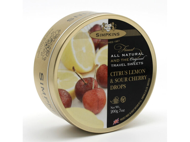 Simpkins Citrus Lemon & Sour Cherry Flavoured Sweets 200g