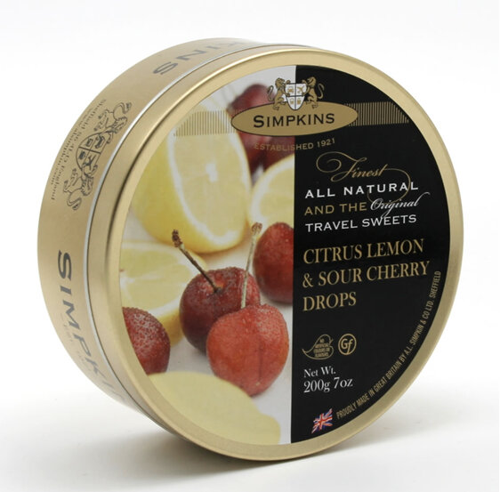 Simpkins Citrus Lemon & Sour Cherry Flavoured Sweets 200g