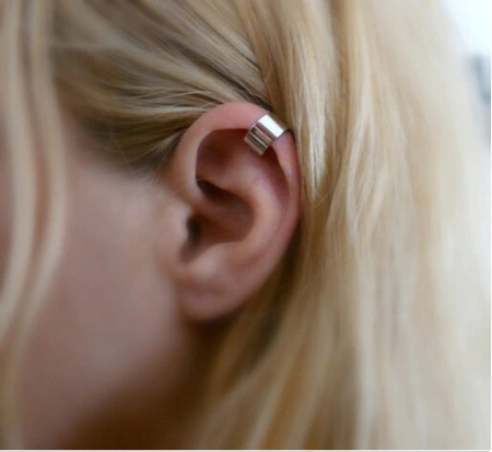 Simple Ear Cuff - Silver