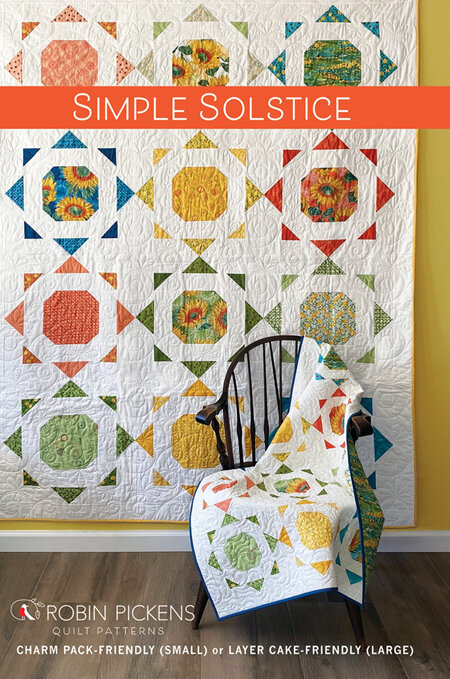 Simple Solstice Quilt Pattern from Robin Pickens