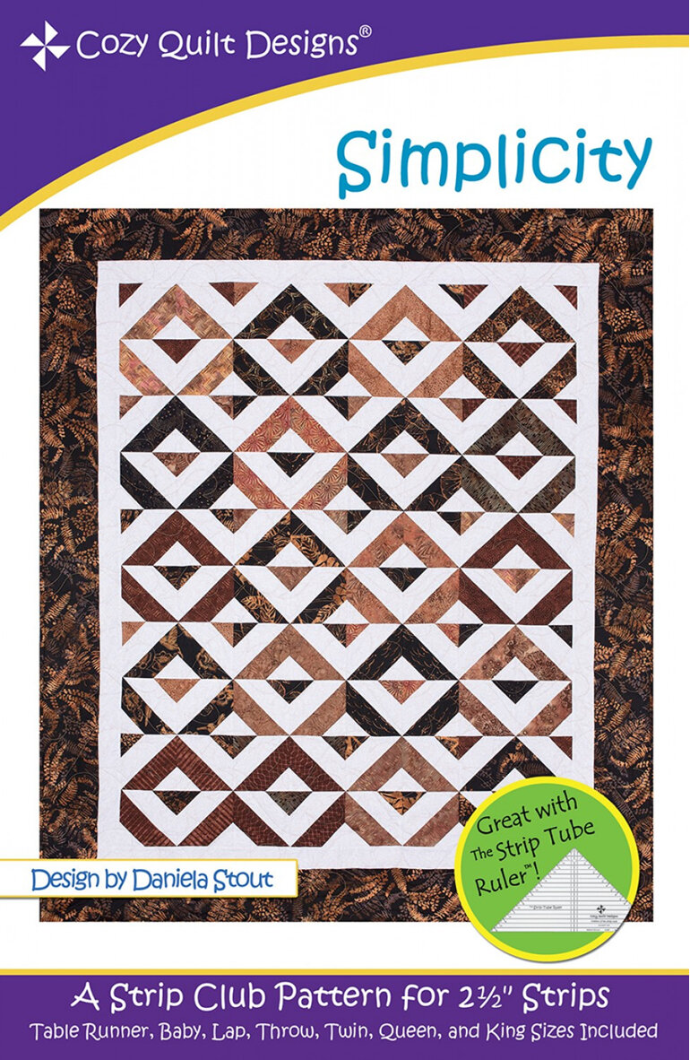 Simplicity Quilt Pattern by Cozy Quilt Designs