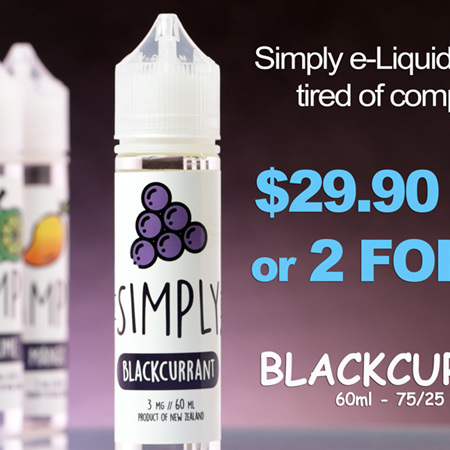 Simply - Blackcurrant - 60ml - e-Liquid