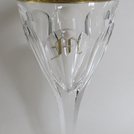 Single Moser wine glass