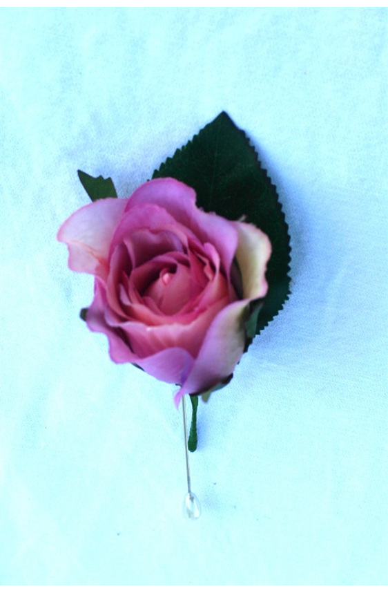 single rose buttonhole