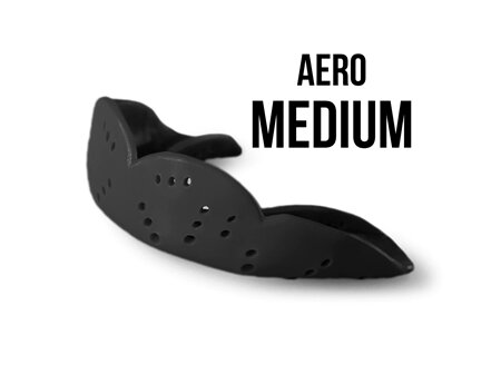 SISU Aero Mouthguard - MED Charcoal Black