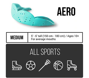 Size guide for medium mouthguard