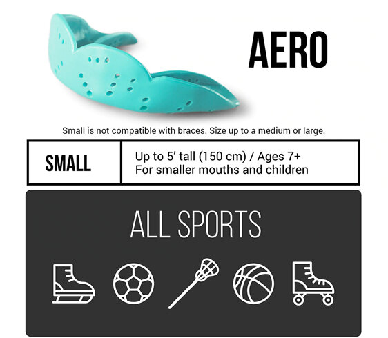 Size guide for small mouthguard