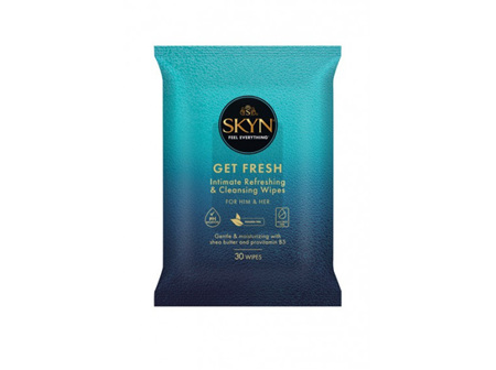 SKYN Get Fresh Intimate Refreshing and Cleansing Wipes 30 Pack