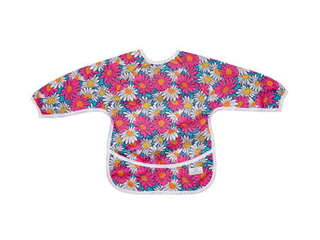 Sleeved Bib - Retro Daisies