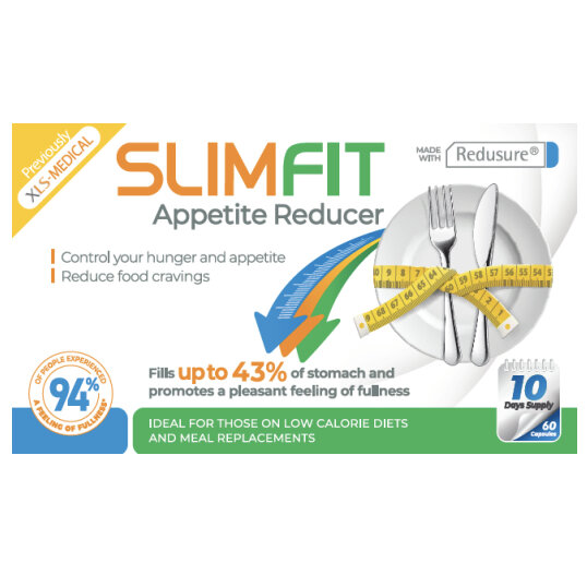 SLIMFIT Appetite Reducer 60 Capsules (Formerly XLS Medical)