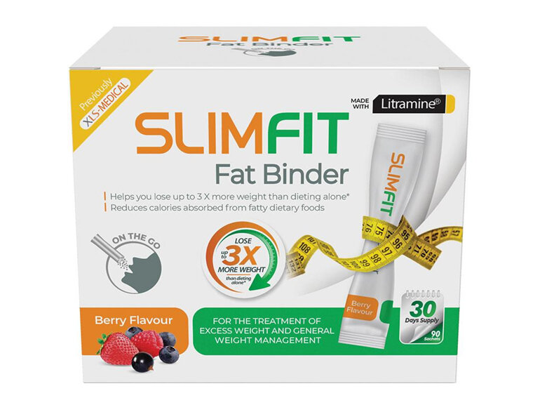 SLIMFIT Weight Loss Fat Binder Sachets 90 Berry