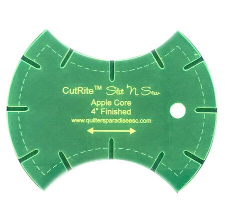 Slit N Sew Apple Core Template 4in Fin