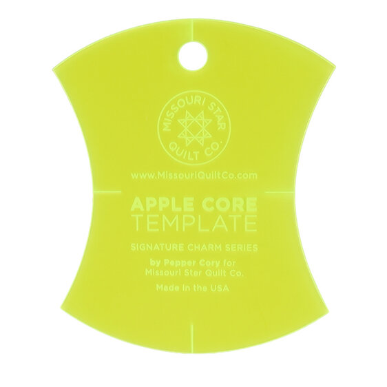 Small Apple Core (4 1/2") Template (MSQC)